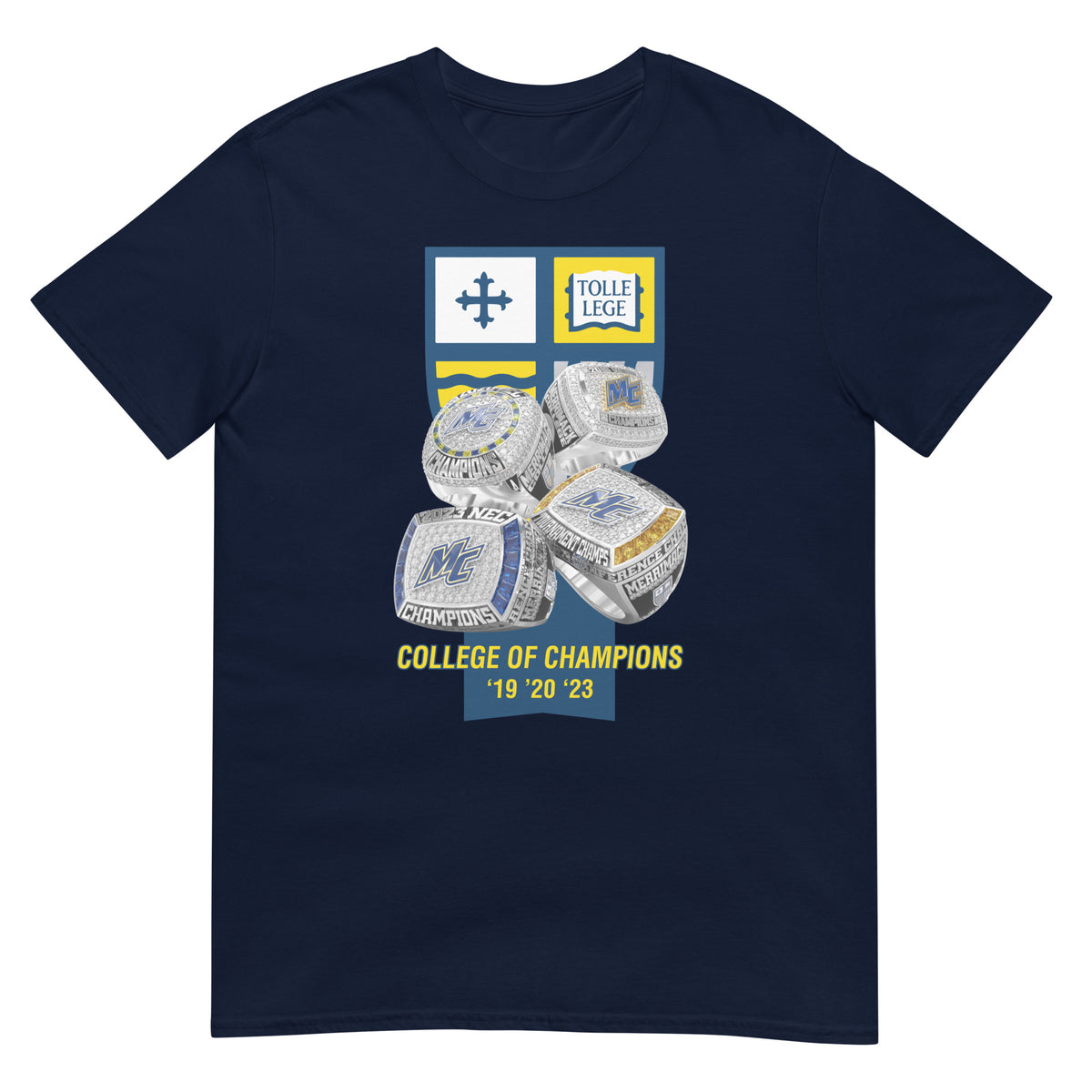 Merrimack College Men's Basketball 2023 Short-Sleeve Unisex T-Shirt