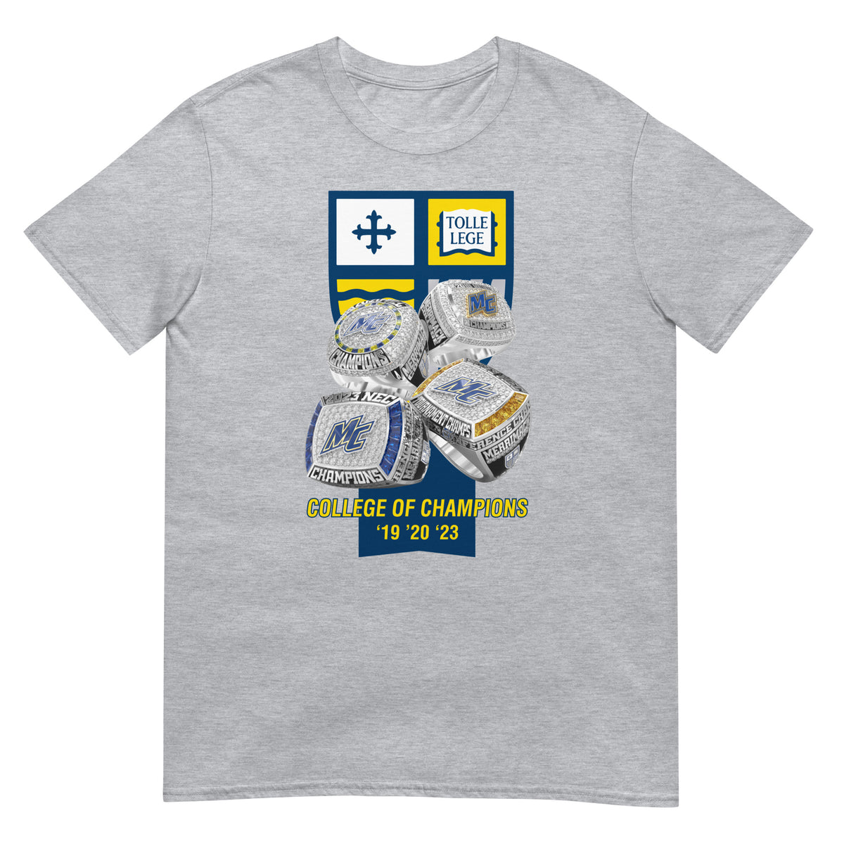 Merrimack College Men's Basketball 2023 Short-Sleeve Unisex T-Shirt