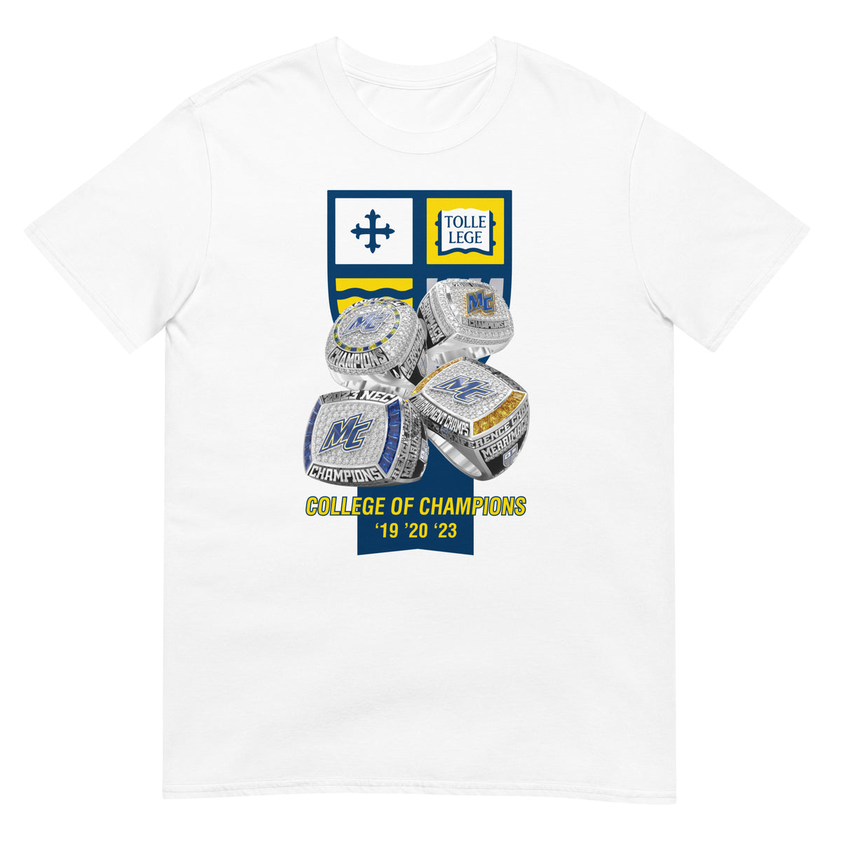 Merrimack College Men's Basketball 2023 Short-Sleeve Unisex T-Shirt