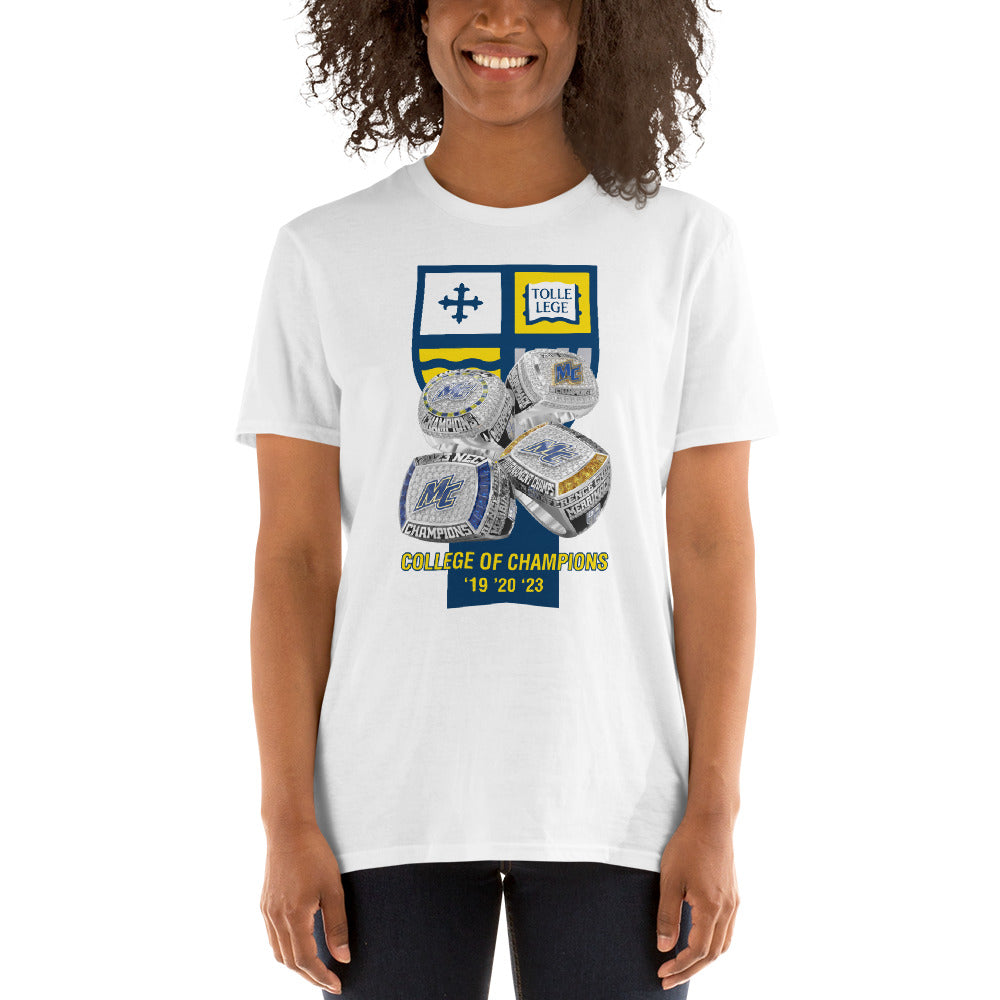 Merrimack College Men's Basketball 2023 Short-Sleeve Unisex T-Shirt