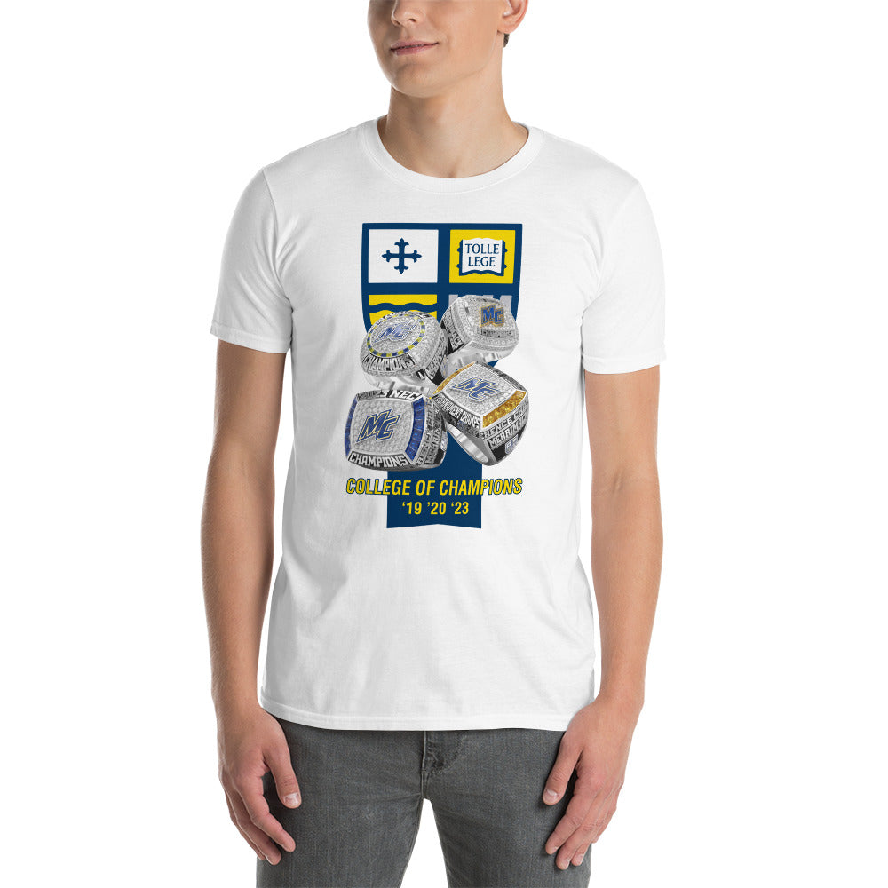 Merrimack College Men's Basketball 2023 Short-Sleeve Unisex T-Shirt