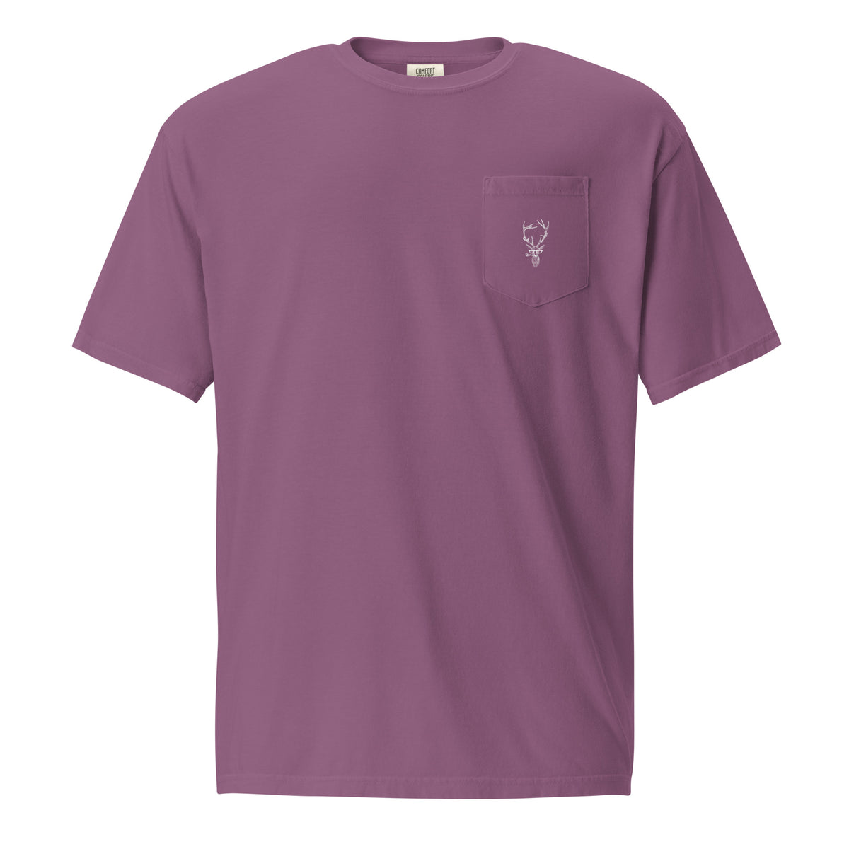 Staggerton Unisex garment-dyed pocket t-shirt