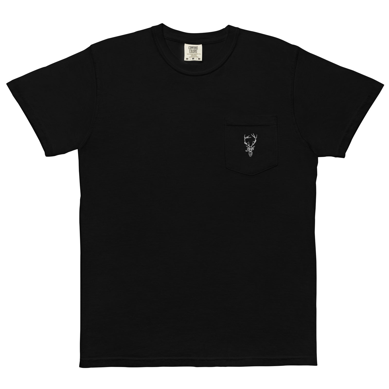 Staggerton Unisex garment-dyed pocket t-shirt