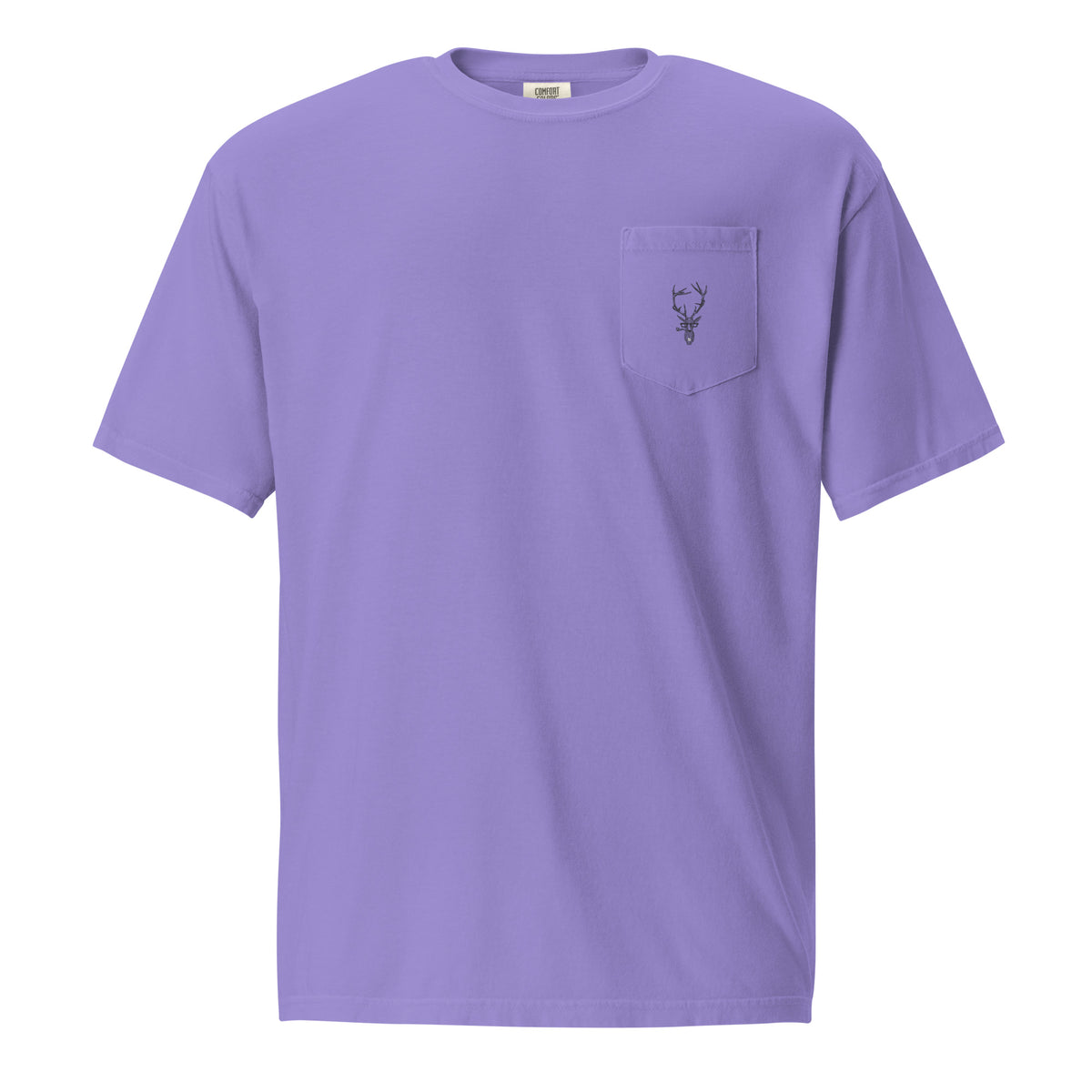 Staggerton Unisex garment-dyed pocket t-shirt
