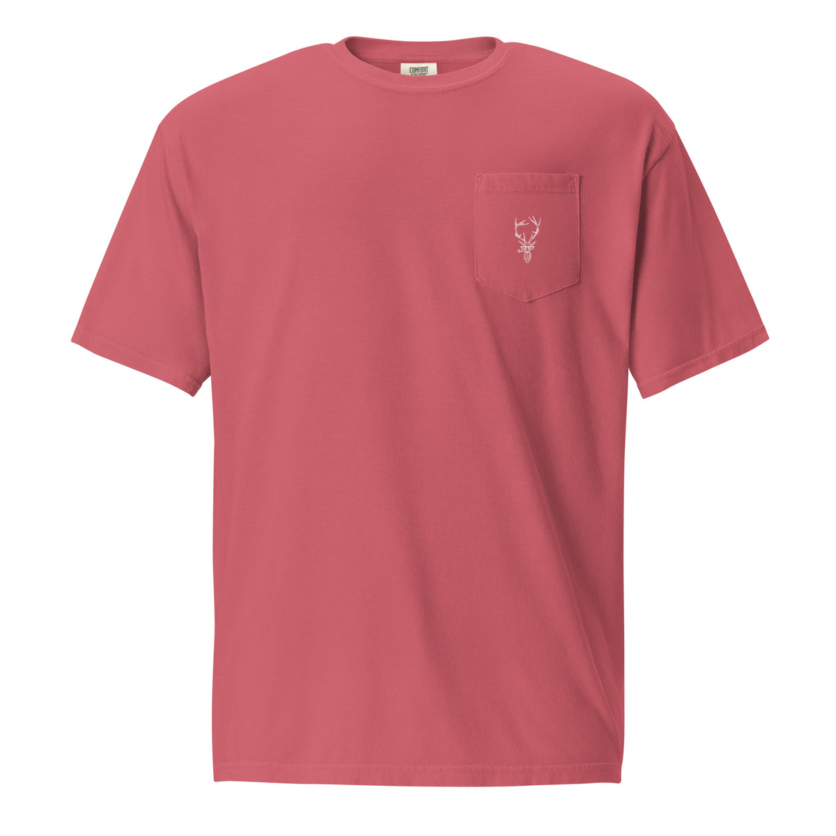 Staggerton Unisex garment-dyed pocket t-shirt