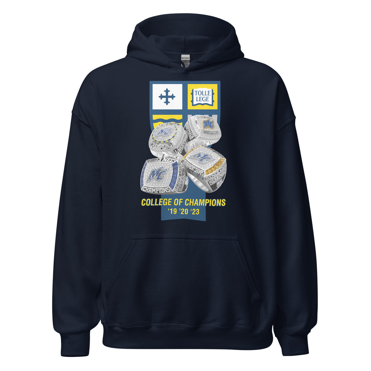 Merrimack College Men's Basketball 2023 Unisex Hoodie