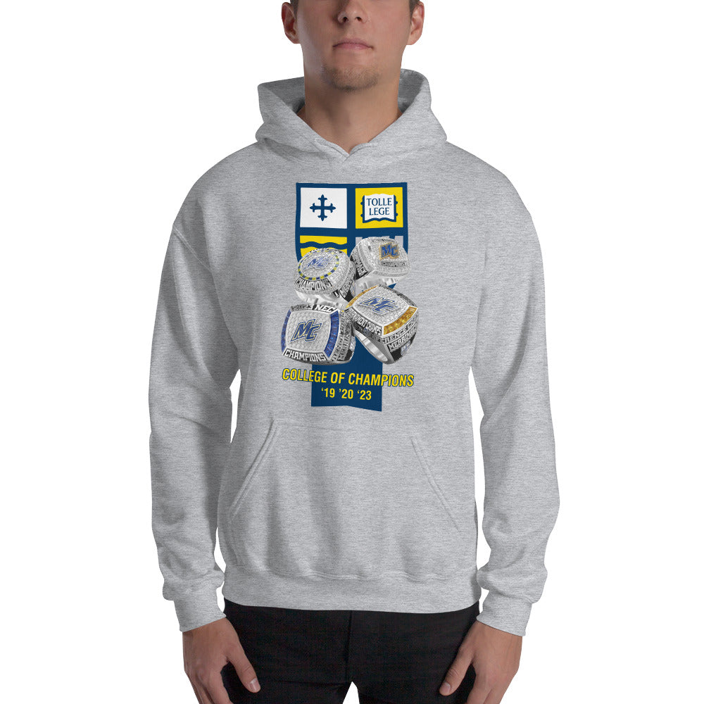 Merrimack College Men's Basketball 2023 Unisex Hoodie