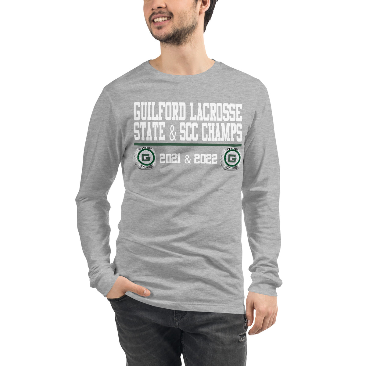 Guilford High School Lacrosse -Women's 2023 Unisex Long Sleeve Tee