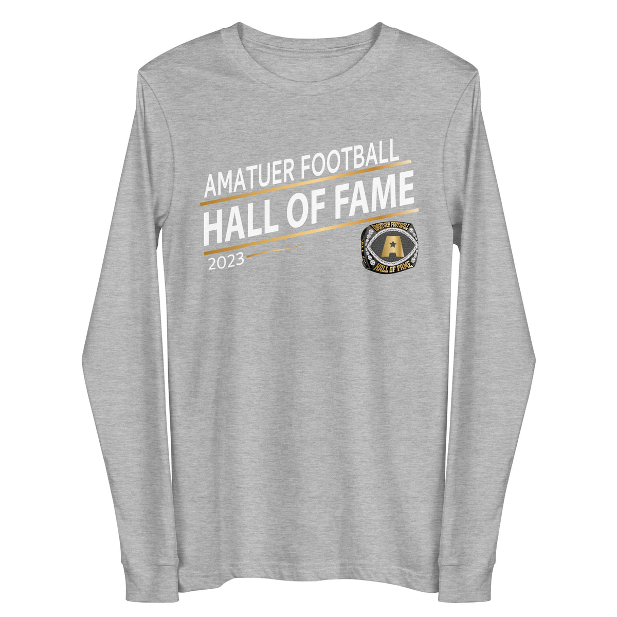 Amateur Football League Football 2023 Unisex Long Sleeve Tee