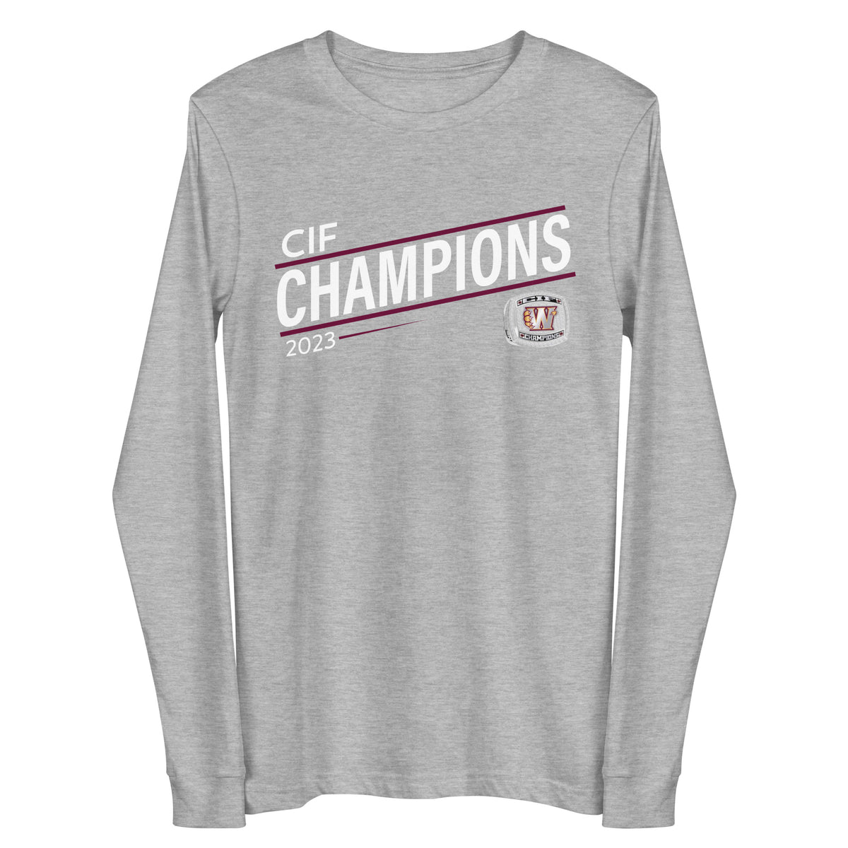 Whitney High School Track &amp; Field -Coed 2023 Unisex Long Sleeve Tee