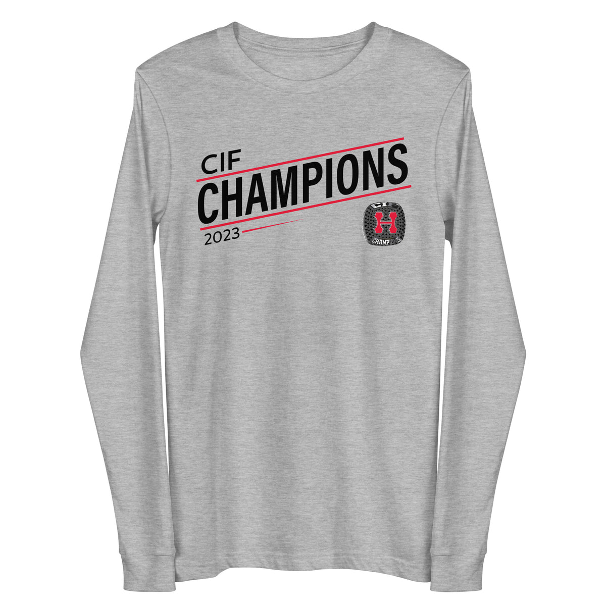 William S Hart High School Volleyball -Men's 2023 Unisex Long Sleeve Tee