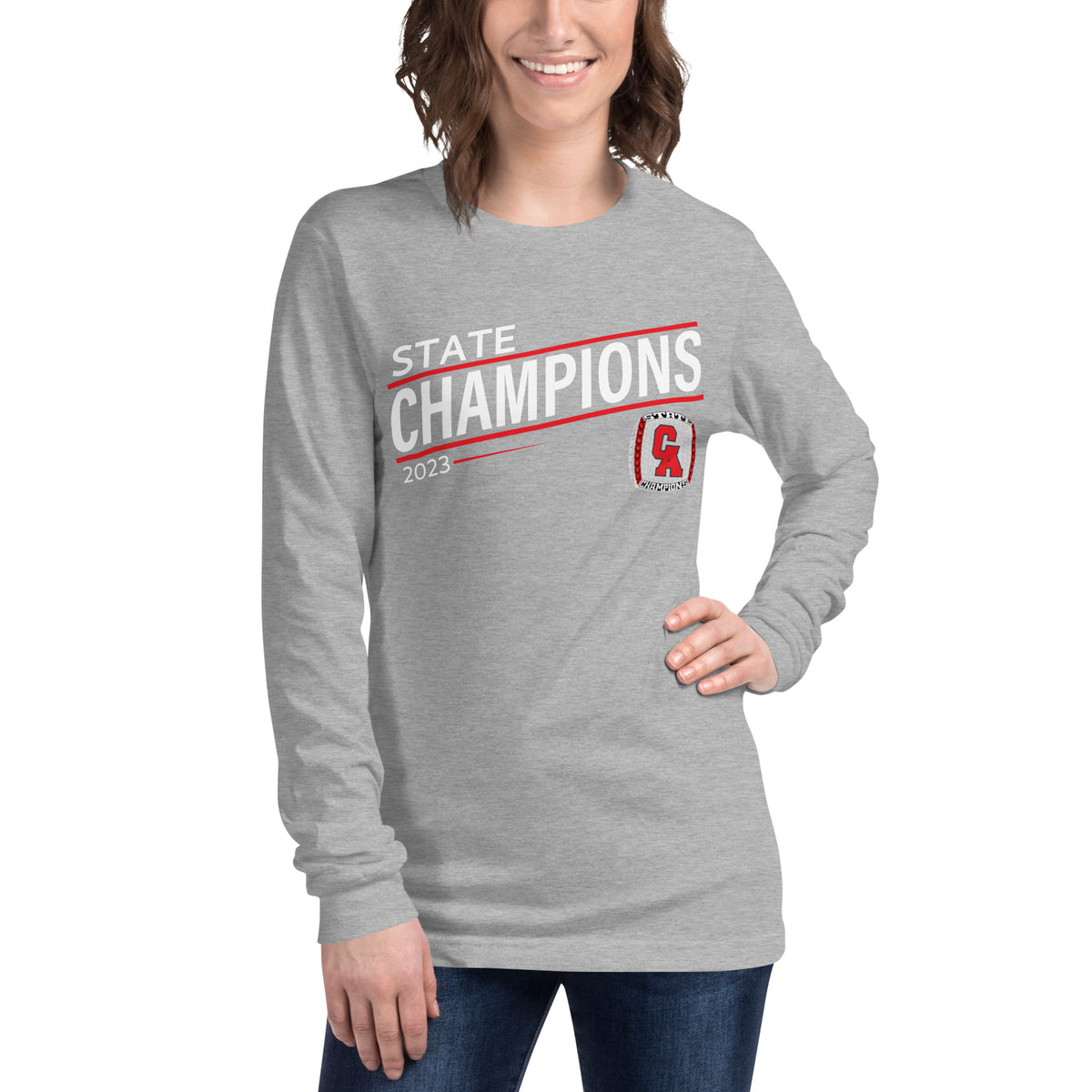 Carl Albert High School Golf -Women's 2023 Unisex Long Sleeve Tee
