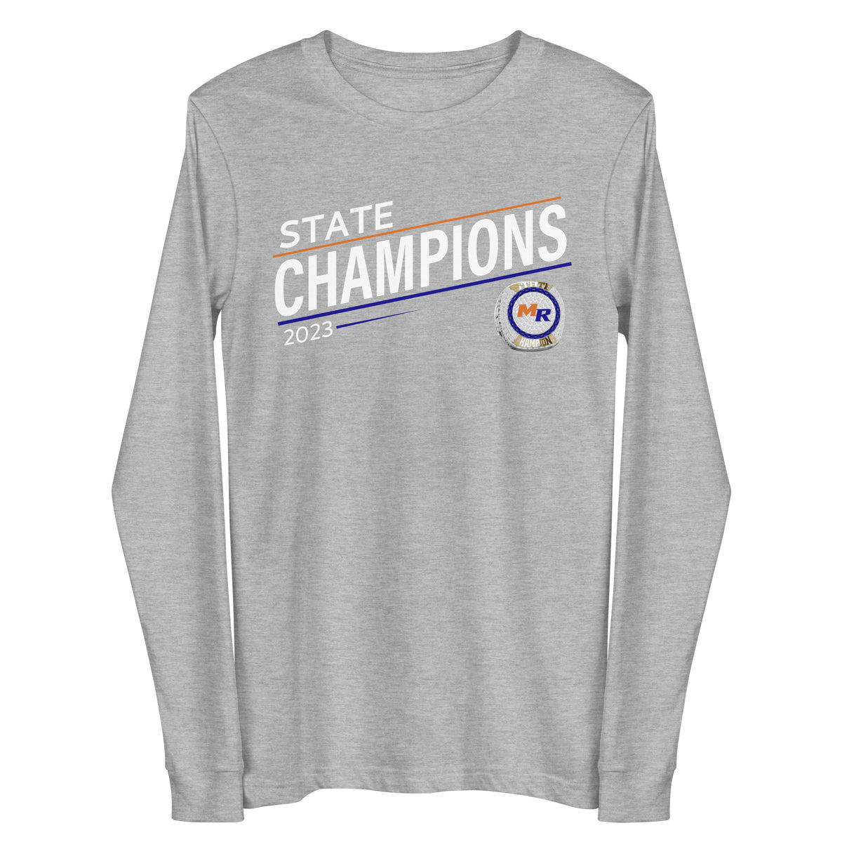 Marvin Ridge High School Volleyball -Men's 2023 Unisex Long Sleeve Tee