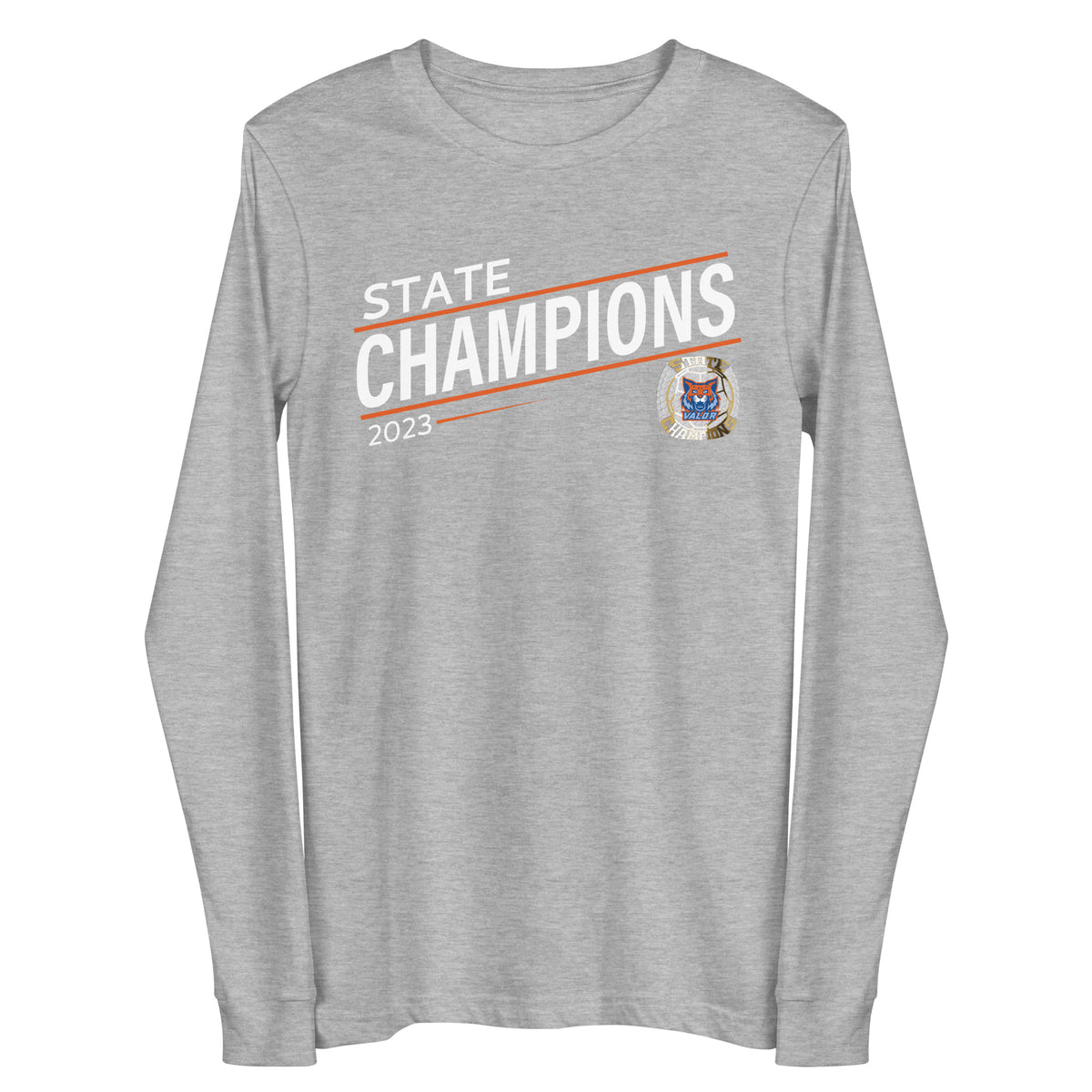 Valor College Prep Soccer -Men's 2023 Unisex Long Sleeve Tee