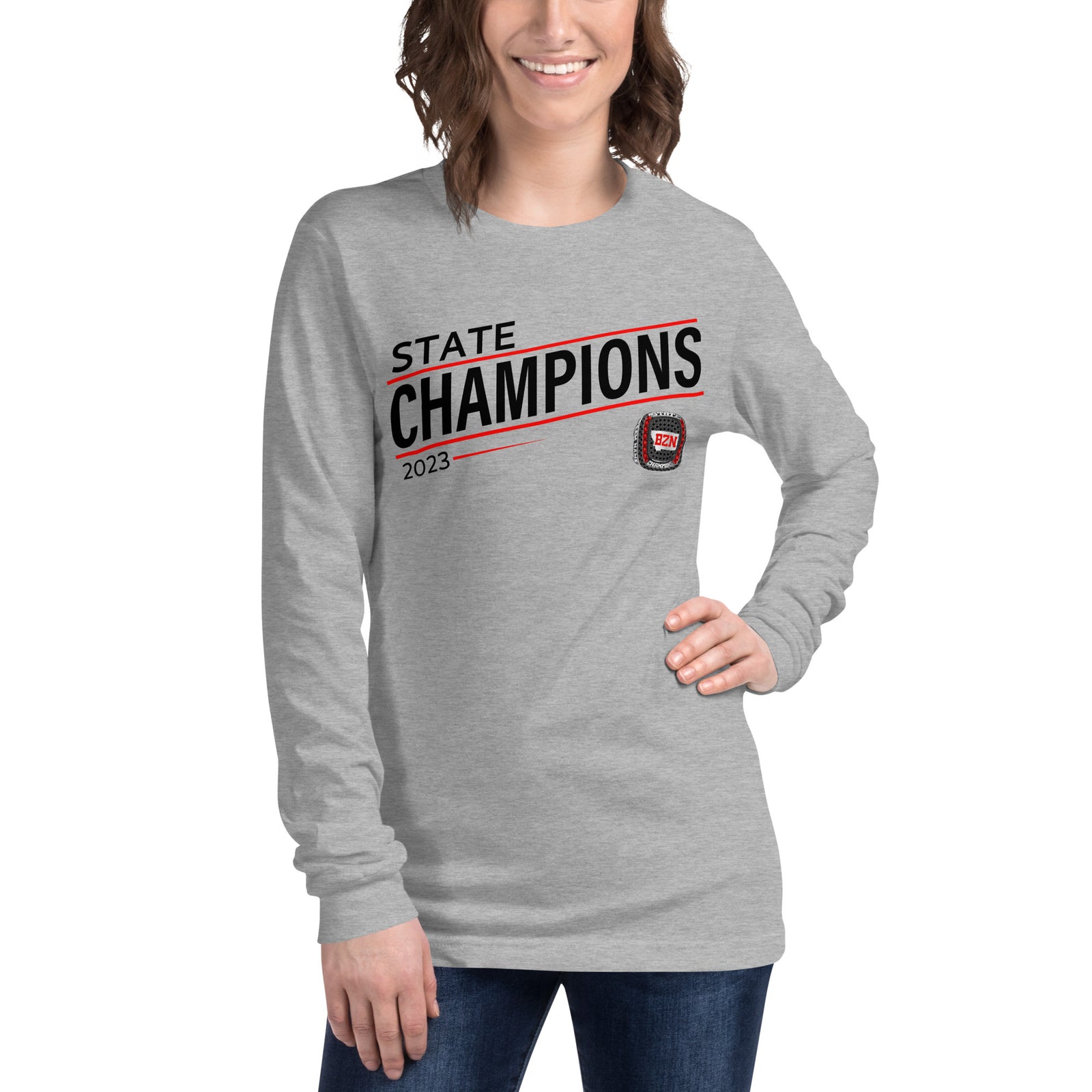 Bozeman High School Lacrosse -Men's 2023 Unisex Long Sleeve Tee