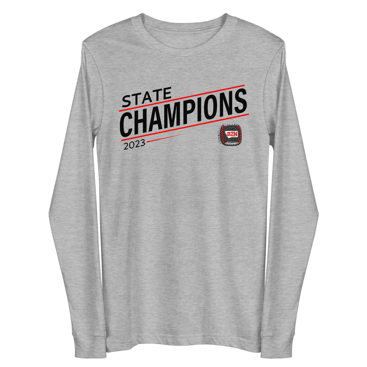 Bozeman High School Lacrosse -Men's 2023 Unisex Long Sleeve Tee