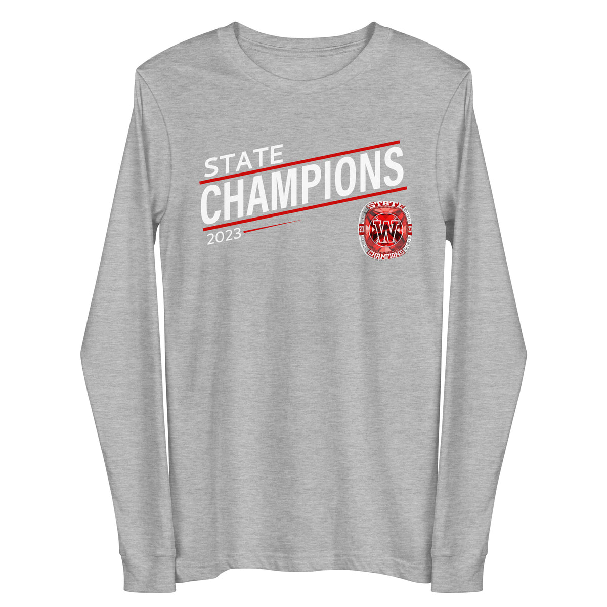 Blue Valley West High School Baseball 2023 Unisex Long Sleeve Tee