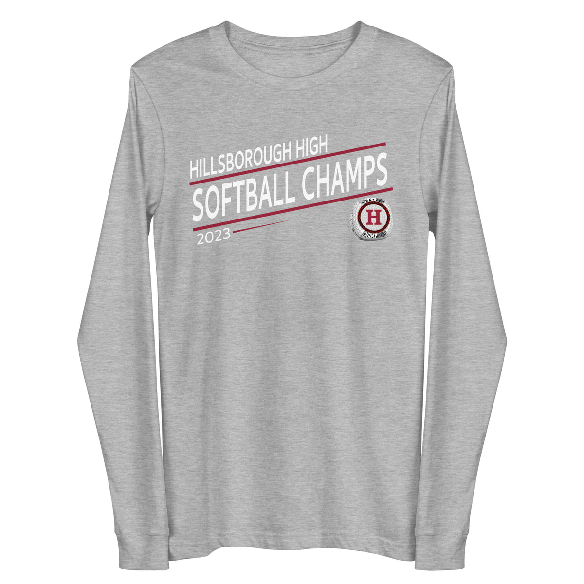 Hillsborough High School Softball 2023 Unisex Long Sleeve Tee