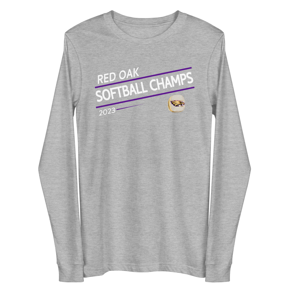 Red Oak High School Softball 2023 Unisex Long Sleeve Tee