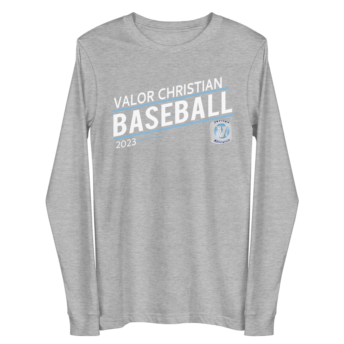 Valor Christian High School Baseball 2023 Unisex Long Sleeve Tee