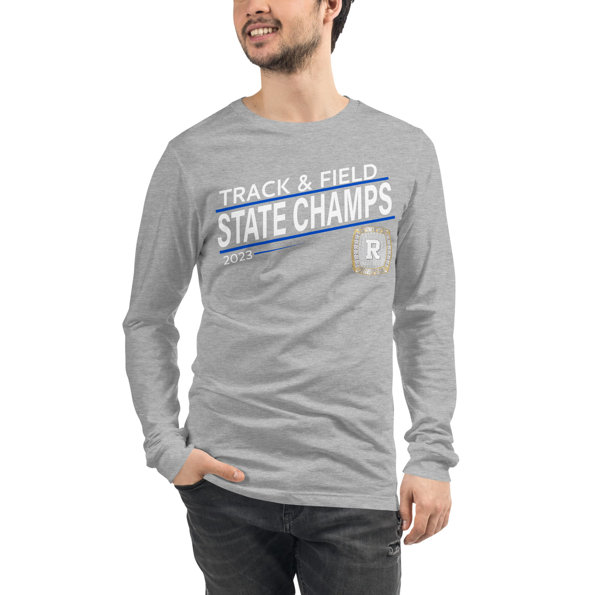 Ringling High School Track &amp; Field -Men's 2023 Unisex Long Sleeve Tee