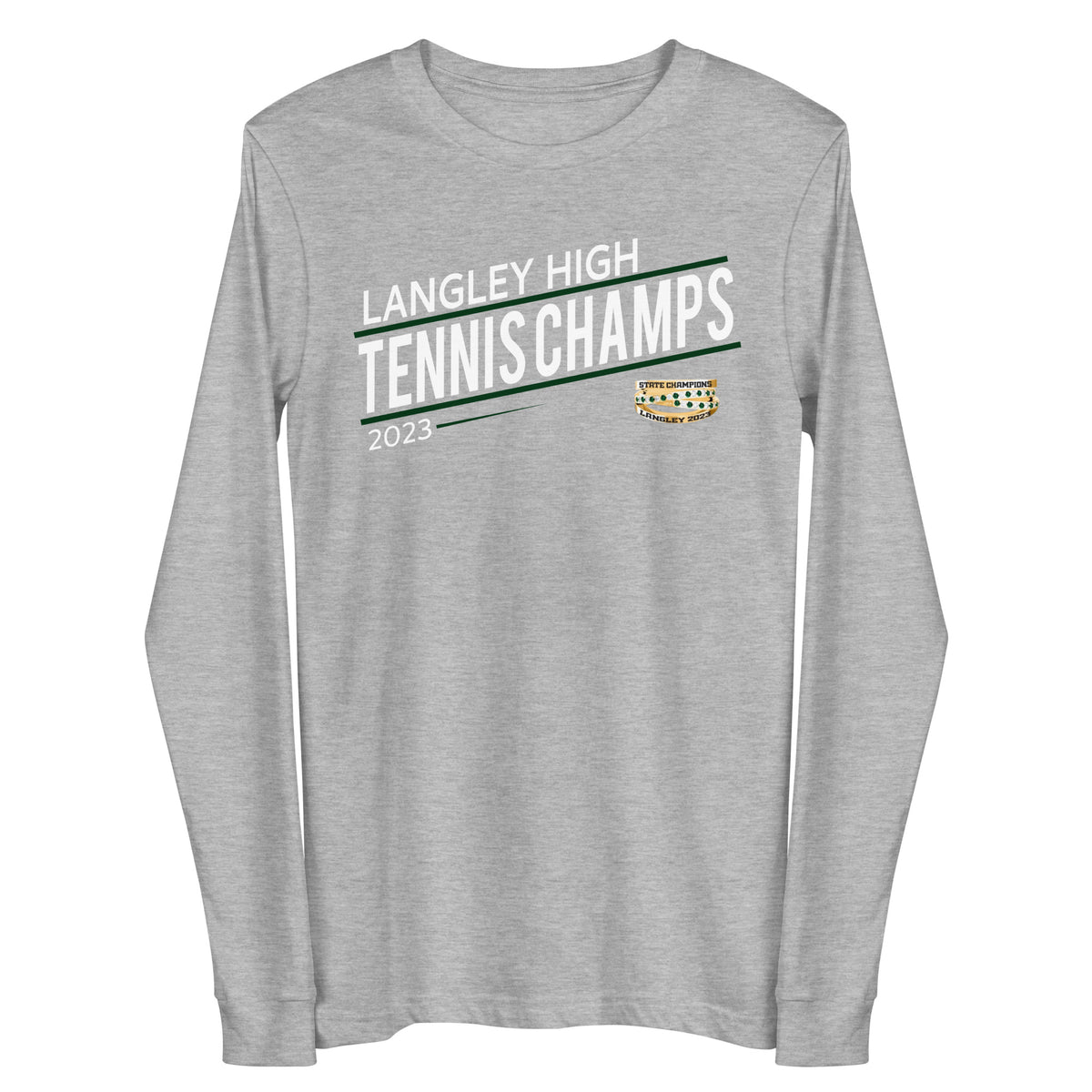 Langley High School Tennis -Women's 2023 Unisex Long Sleeve Tee