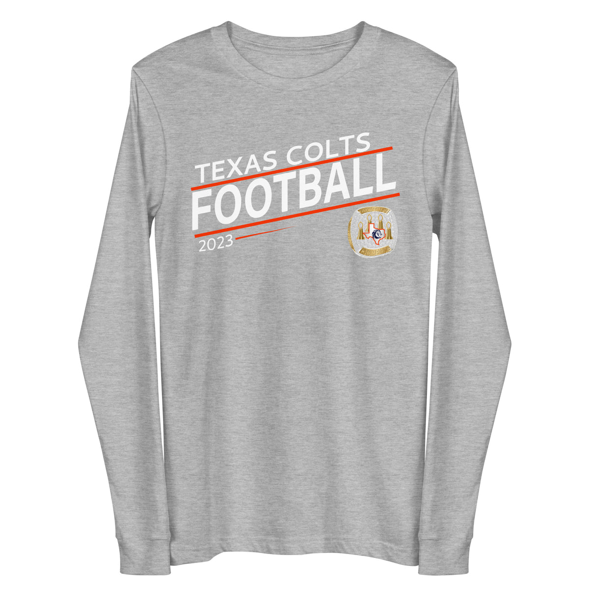 Texas Colts Football 2023 Unisex Long Sleeve Tee