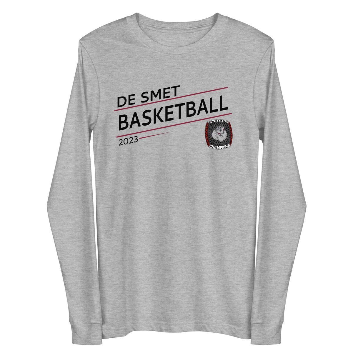 De Smet High School Basketball -Men's 2023 Unisex Long Sleeve Tee