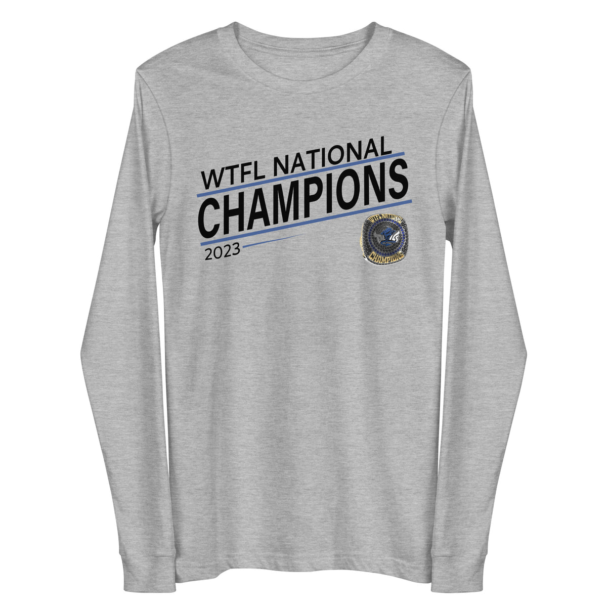 Virginia Lady Blue Devils Football 2023 Unisex Long Sleeve Tee