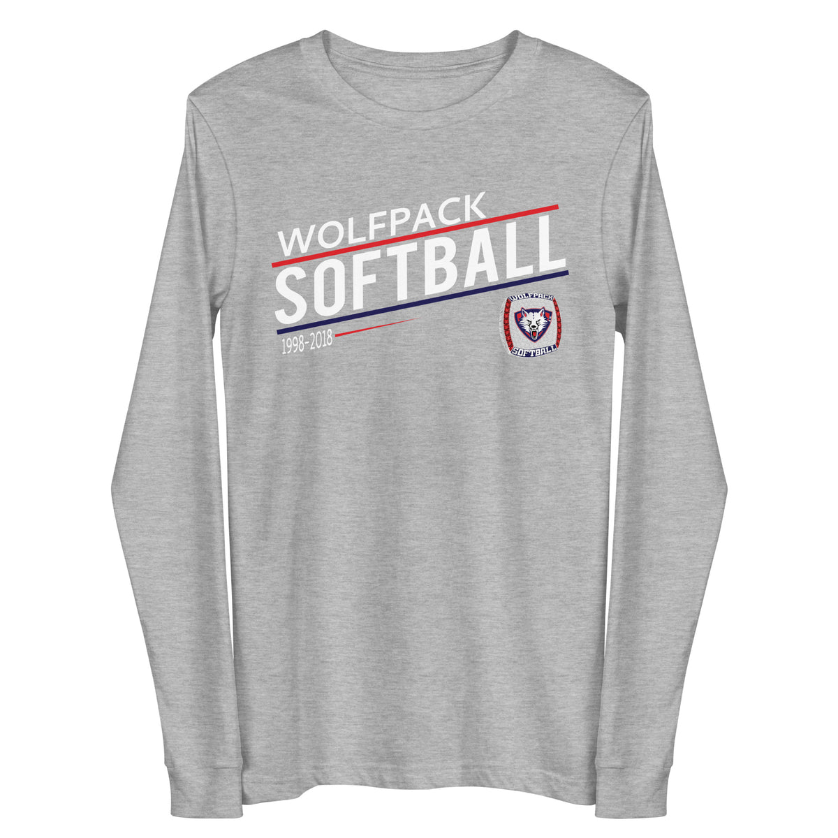 Wolfpack Softball Softball 2023 Unisex Long Sleeve Tee