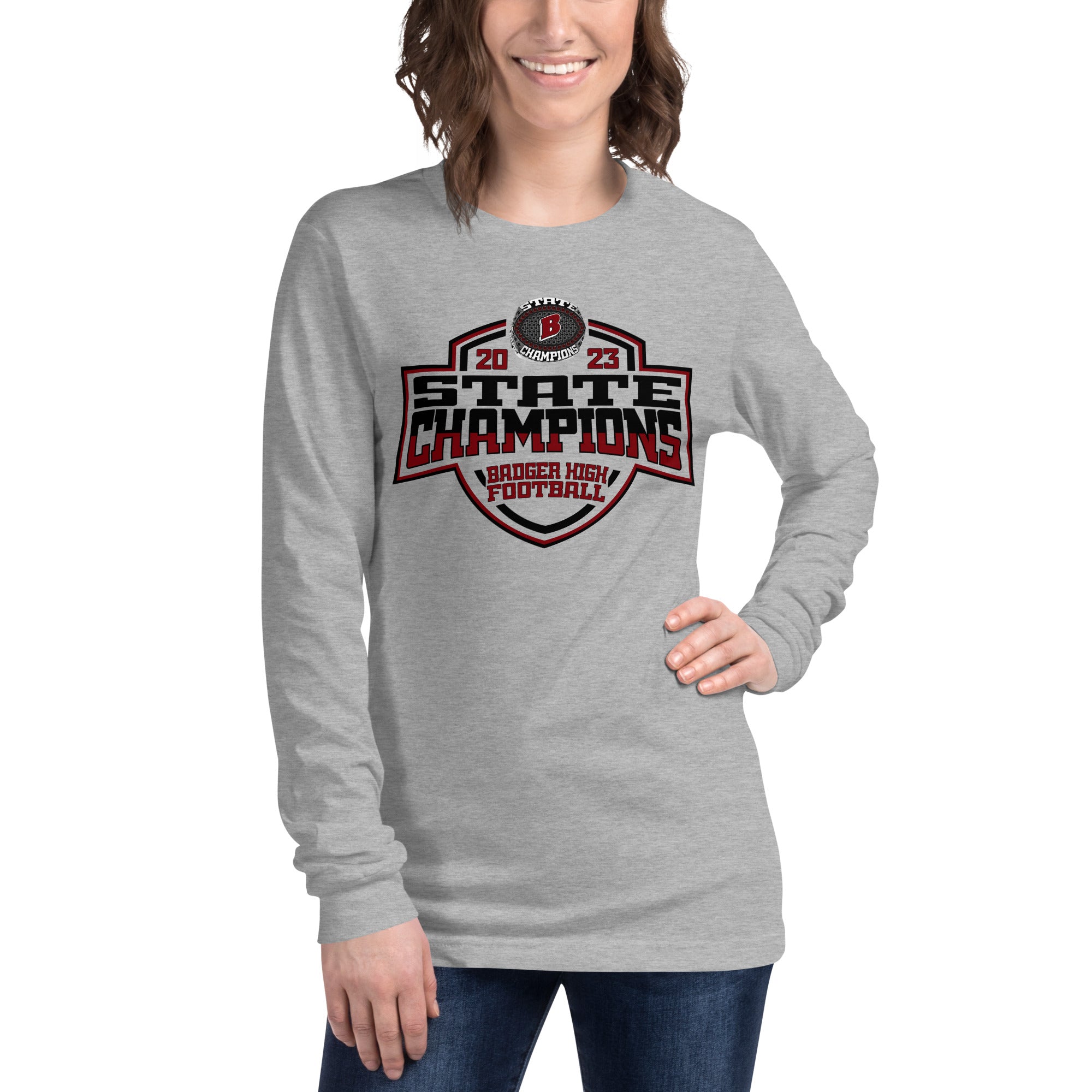 Badger High School Football 2023 Unisex Long Sleeve Tee