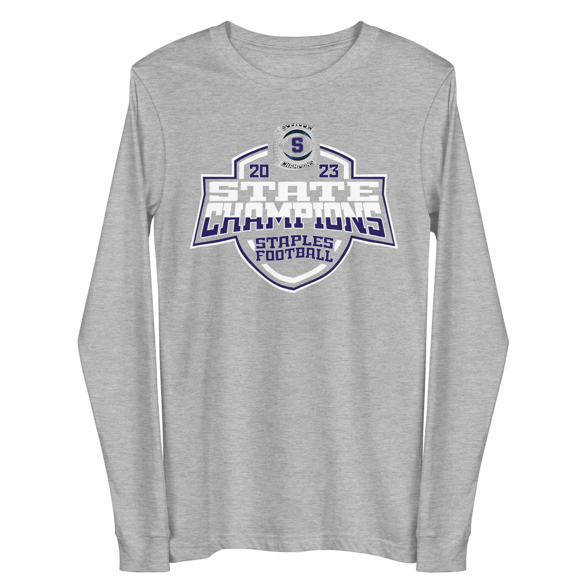 Staples High School Football 2023 Unisex Long Sleeve Tee