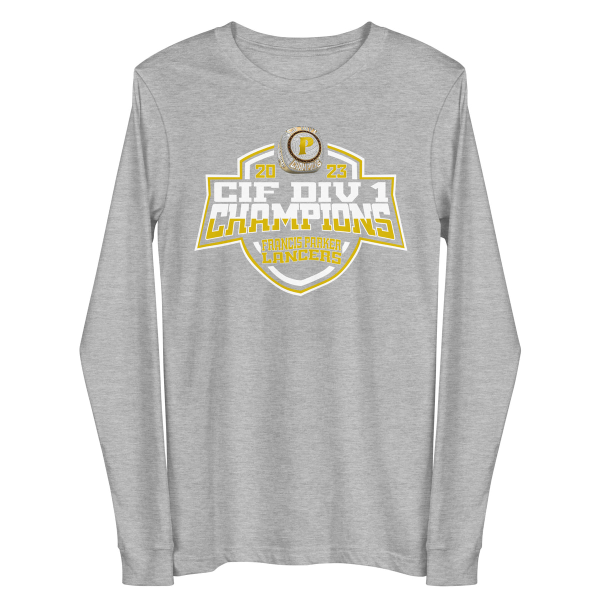 Francis Parker High School Volleyball -Women's 2023 Unisex Long Sleeve Tee