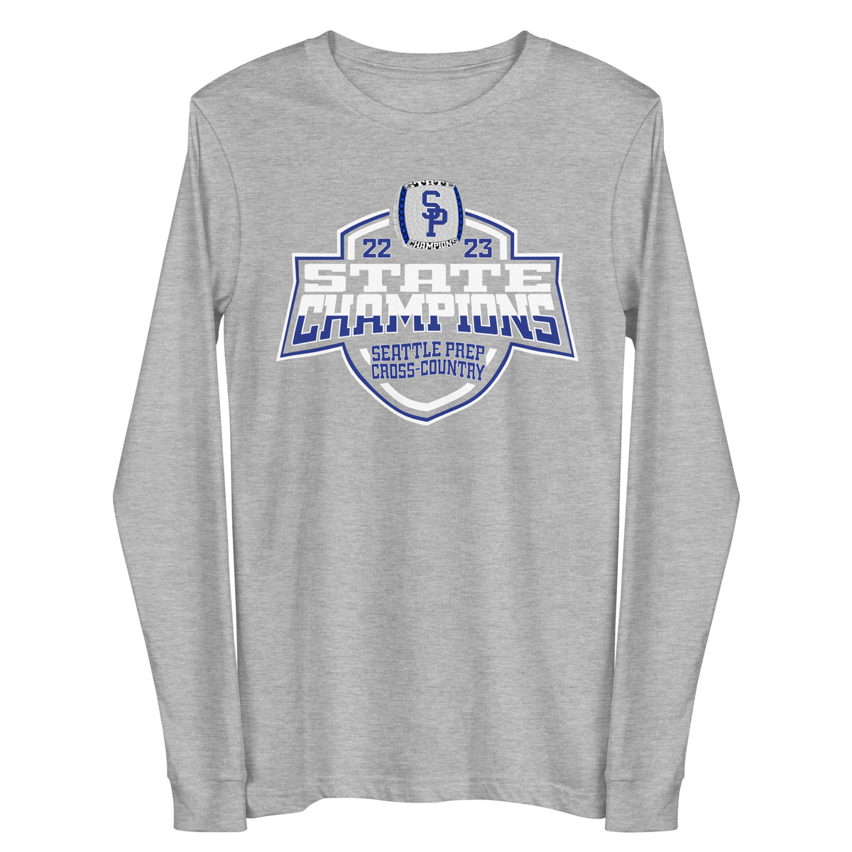 Seattle Preparatory School Cross Country -Men's 2023 Unisex Long Sleeve Tee