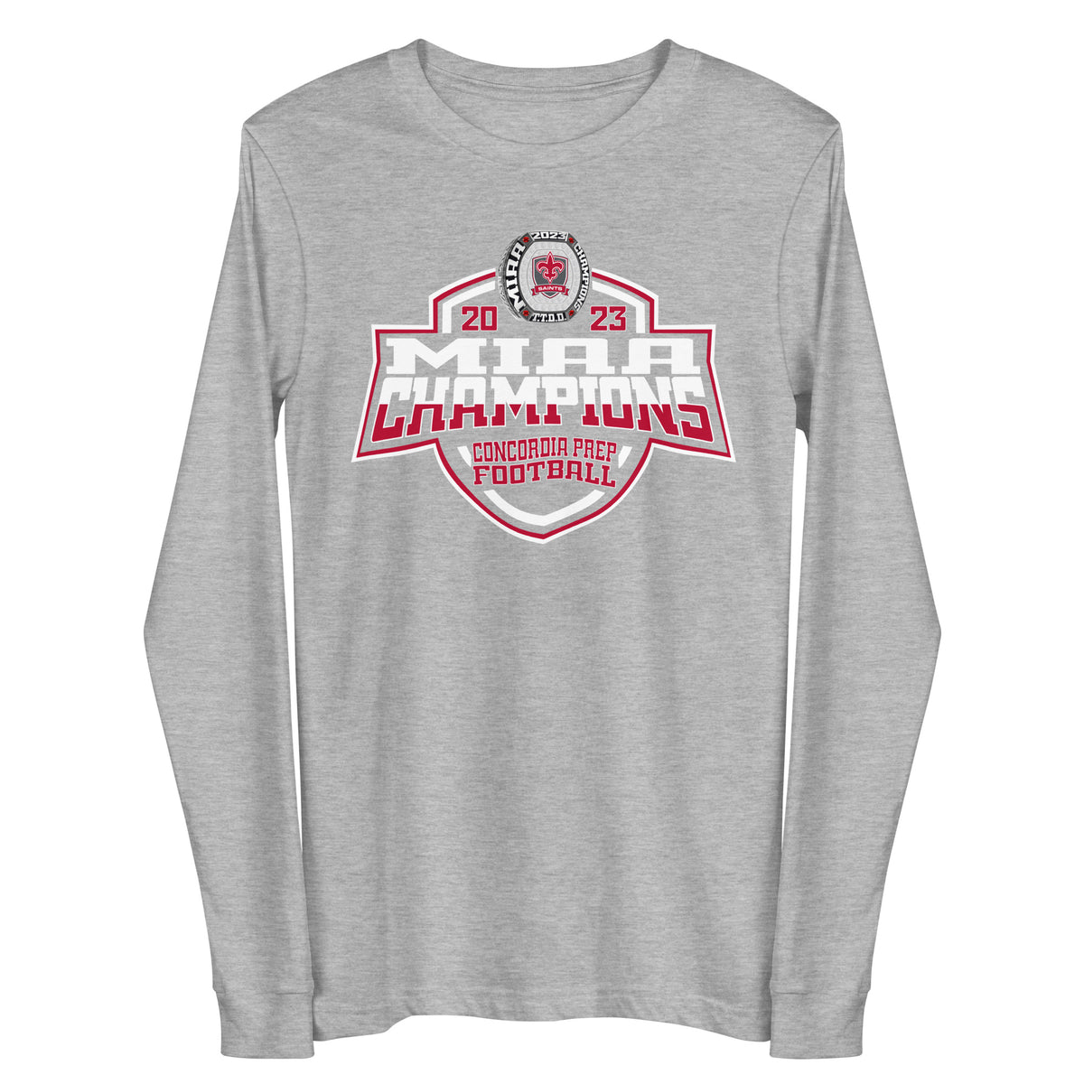 Concordia Preparatory School Football 2023 Unisex Long Sleeve Tee