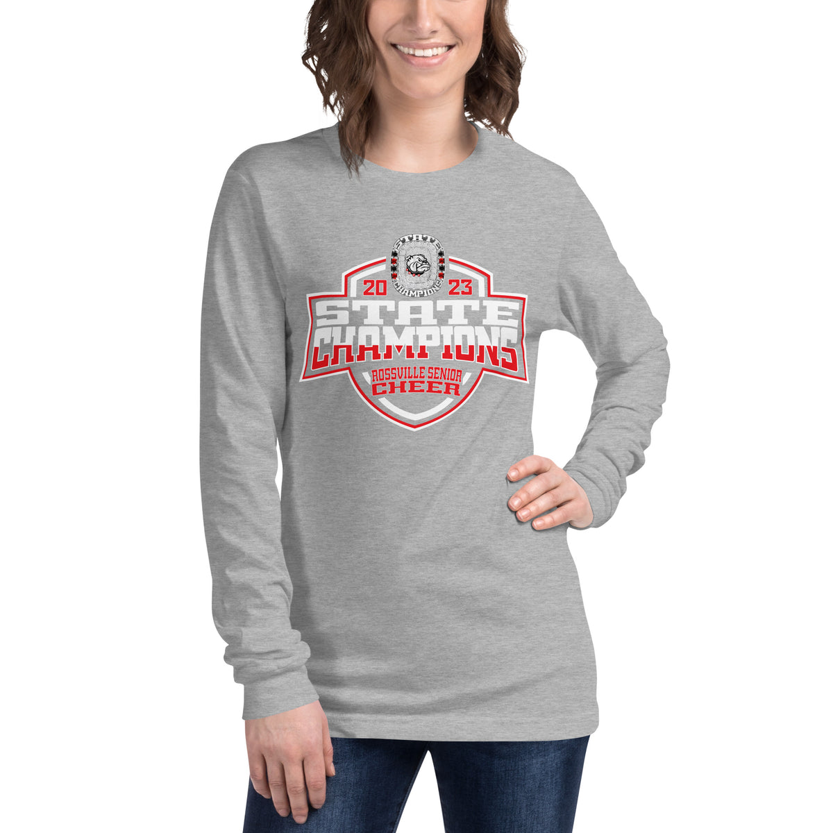 Rossville Senior High School Cheer 2023 Unisex Long Sleeve Tee