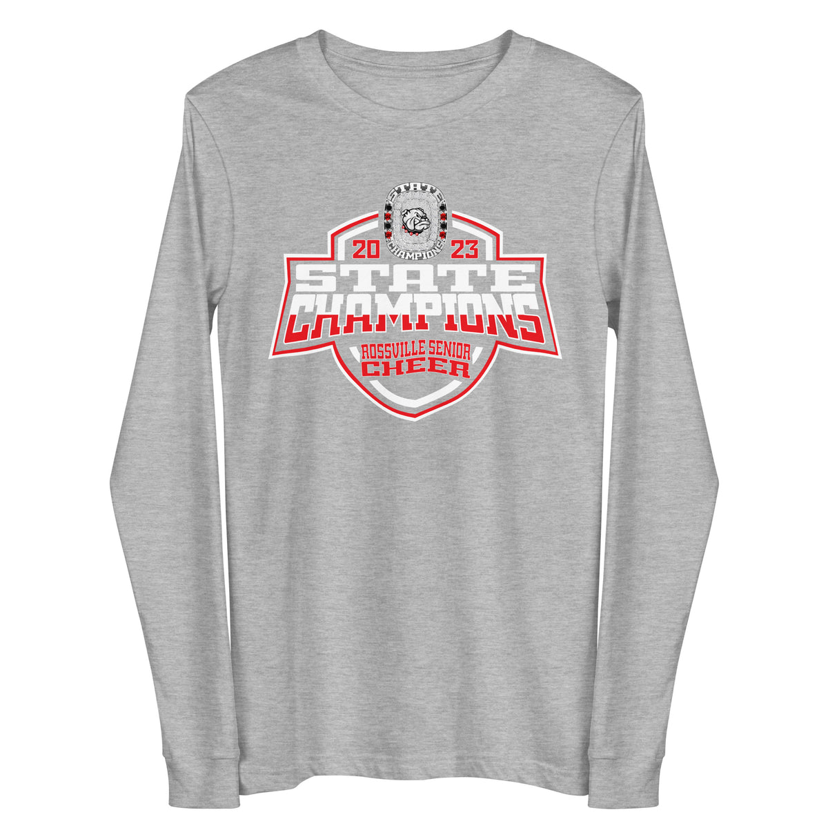 Rossville Senior High School Cheer 2023 Unisex Long Sleeve Tee