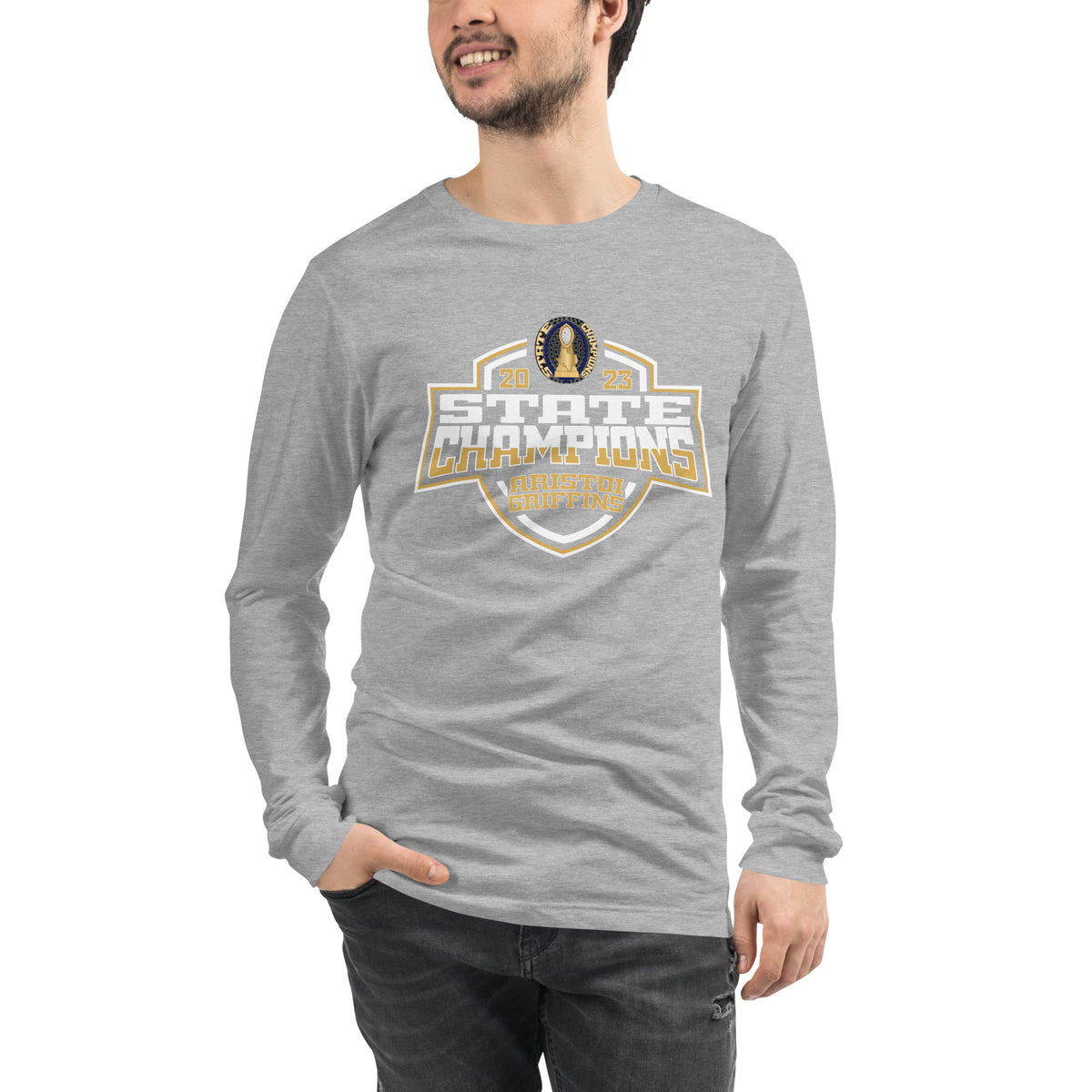 Aristoi Classical Academy Football 2023 Unisex Long Sleeve Tee