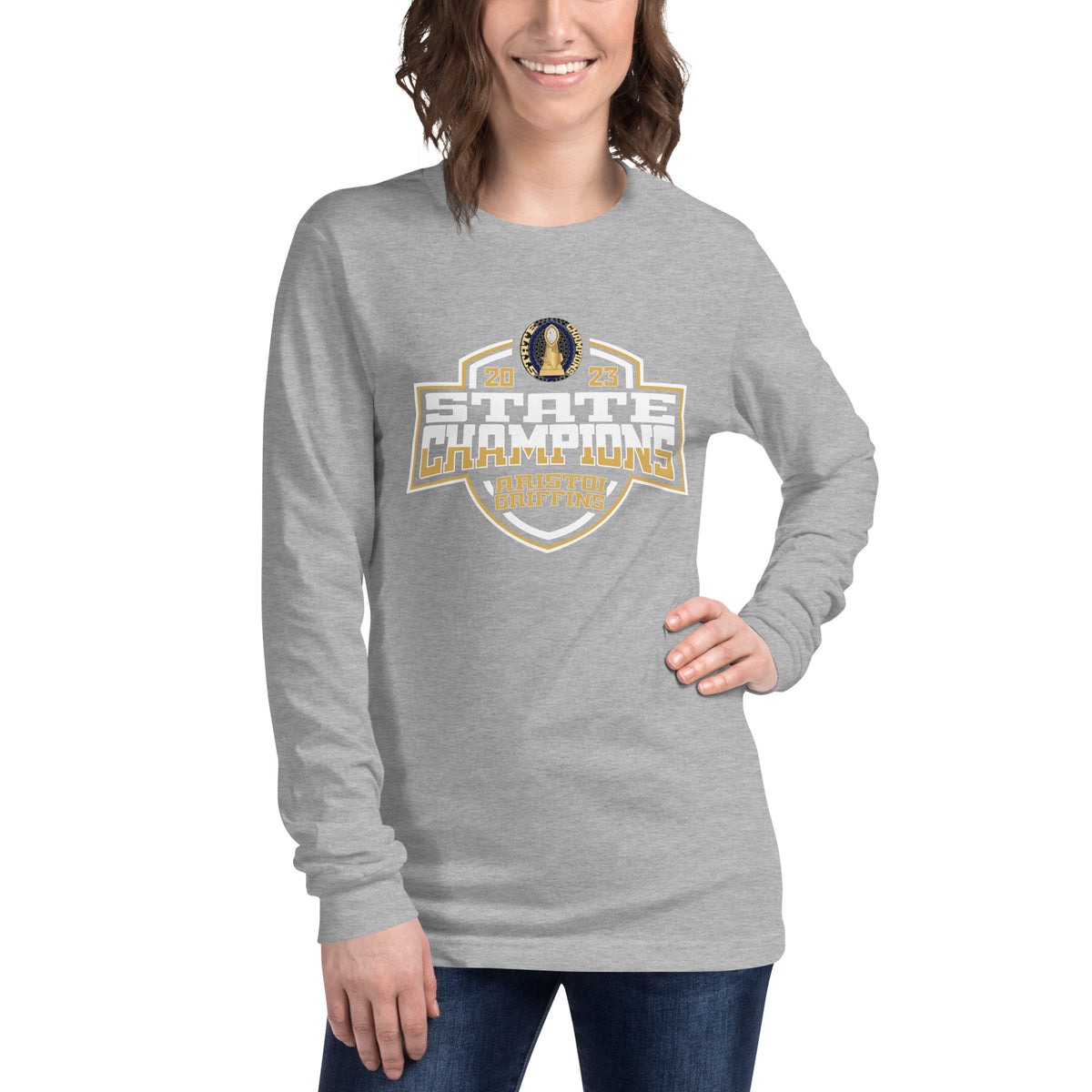 Aristoi Classical Academy Football 2023 Unisex Long Sleeve Tee