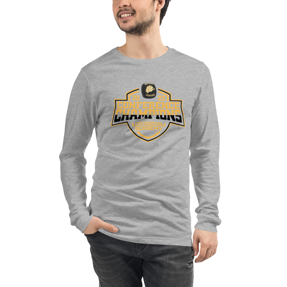 Life Christian Academy Flag Football - Men's 2023 Unisex Long Sleeve Tee