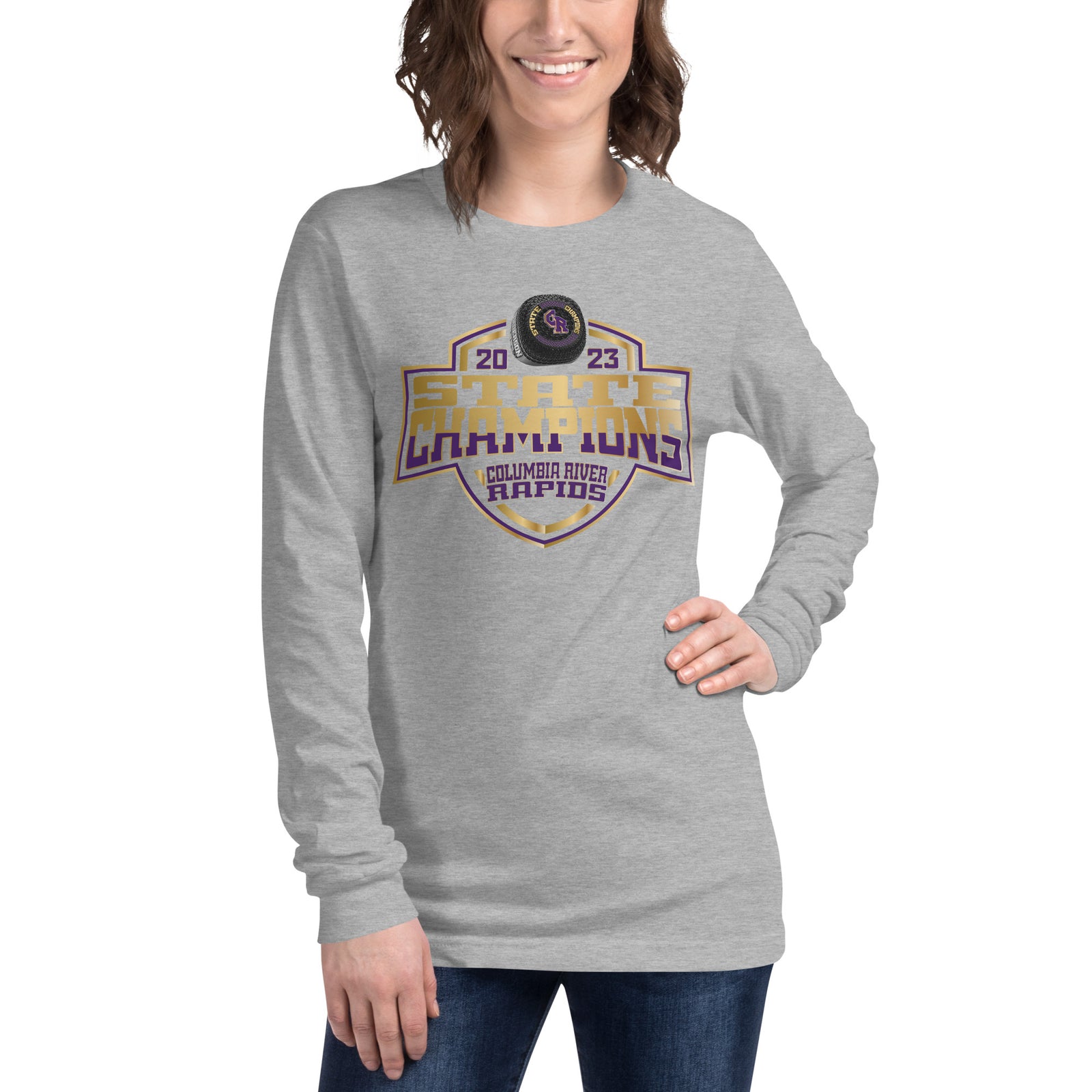 Columbia River High School Volleyball -Women's 2023 Unisex Long Sleeve Tee
