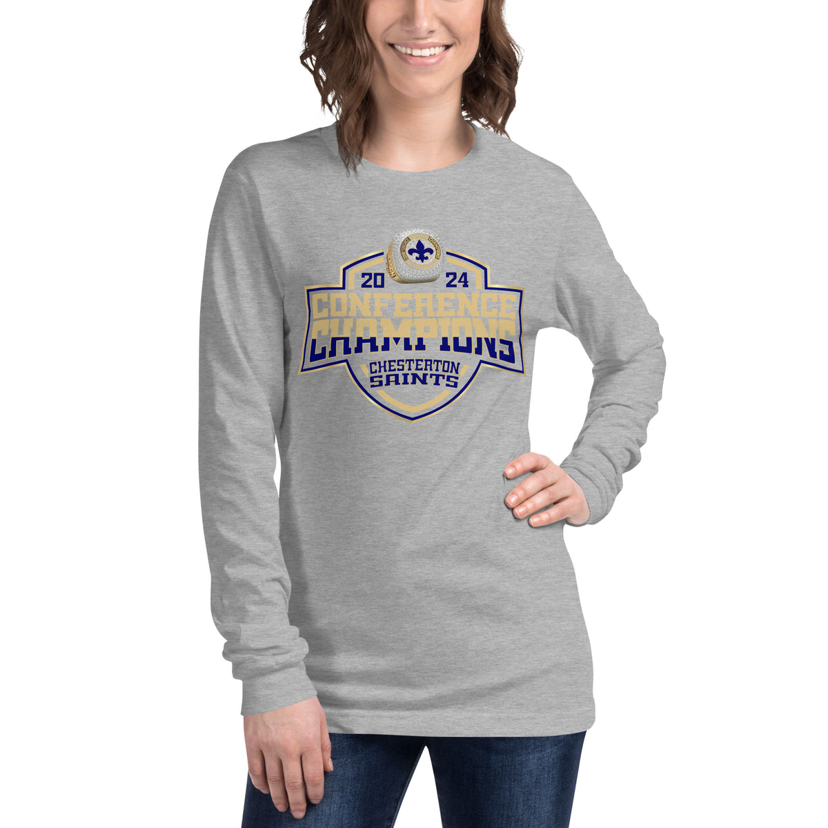 Chesterton Academy Basketball -Men's 2024 Unisex Long Sleeve Tee