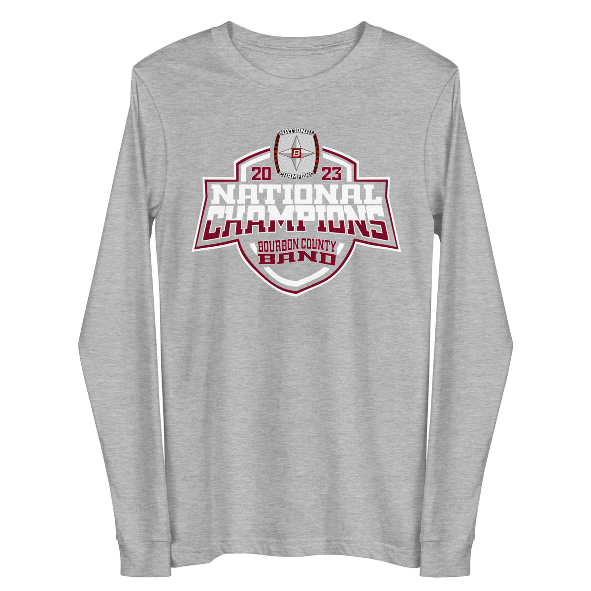 Bourbon County High School Band 2023 Unisex Long Sleeve Tee