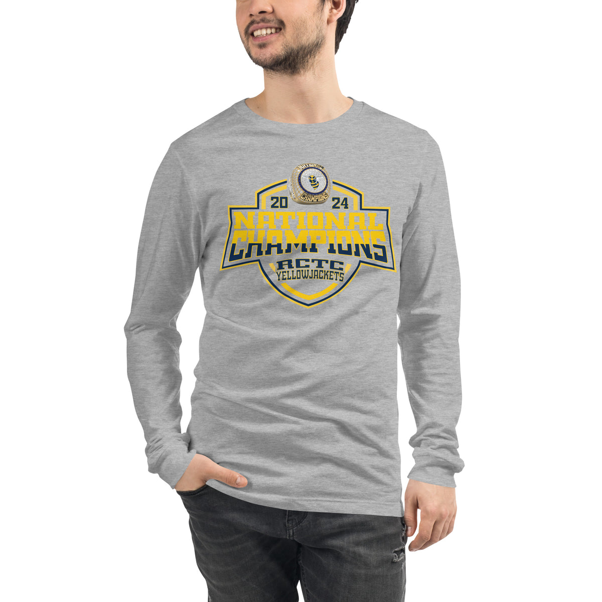 Rochester Community &amp; Technical College Wrestling 2024 Unisex Long Sleeve Tee