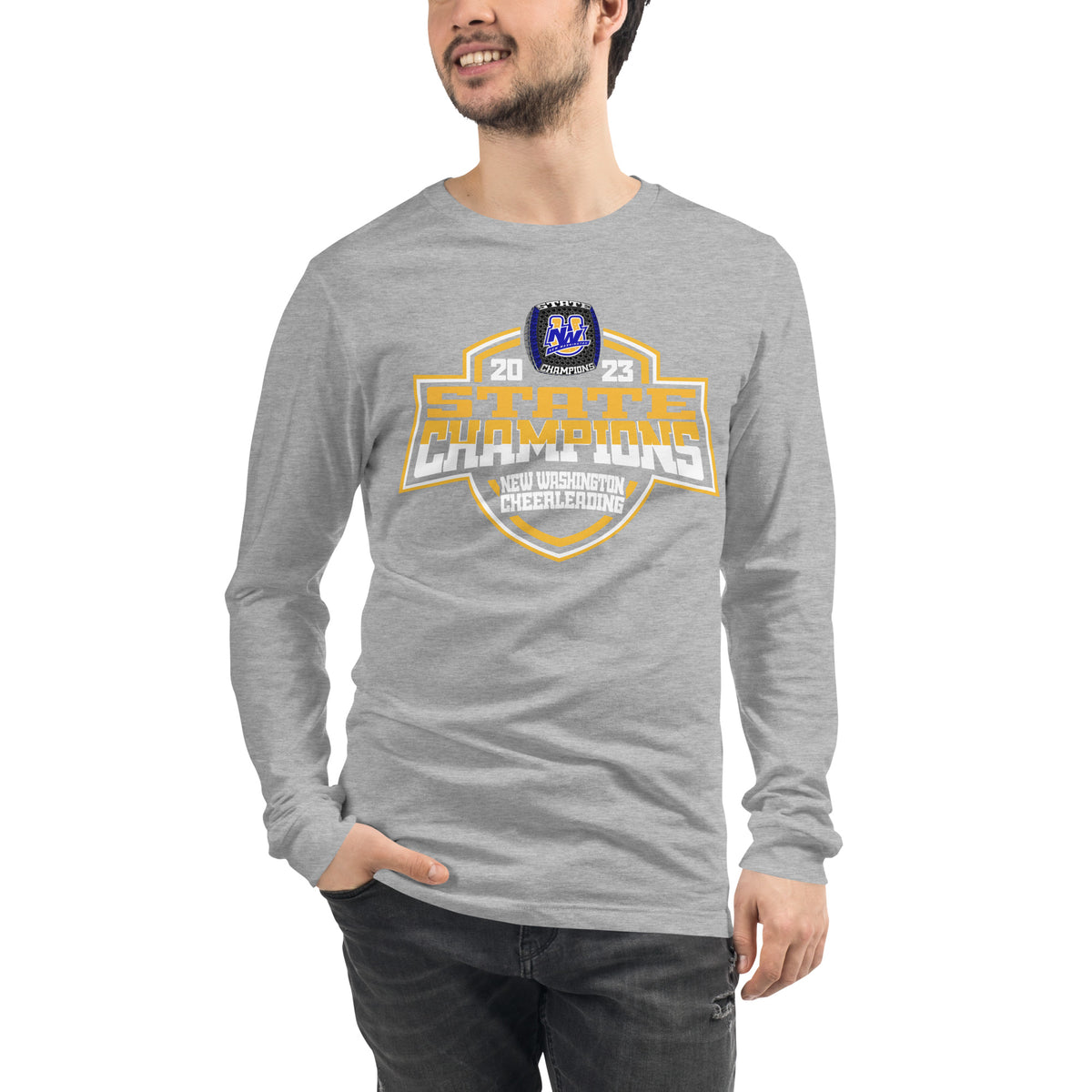 New Washington High School Cheer 2023 Unisex Long Sleeve Tee