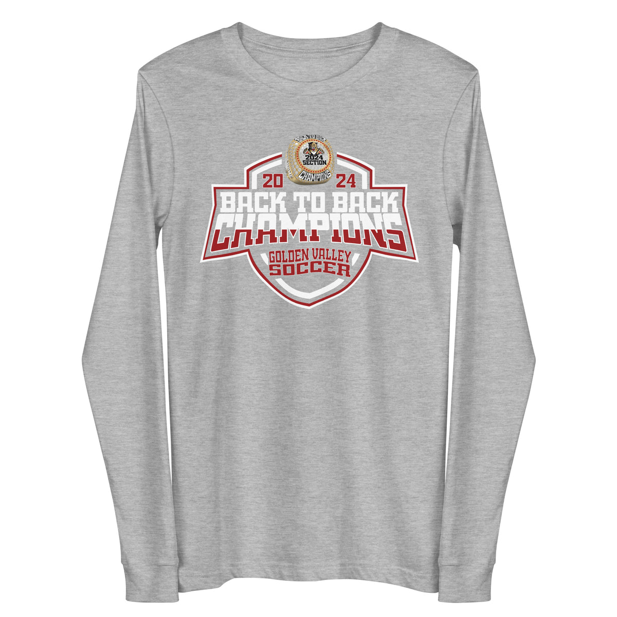 Golden Valley High School Soccer -Men's 2024 Unisex Long Sleeve Tee