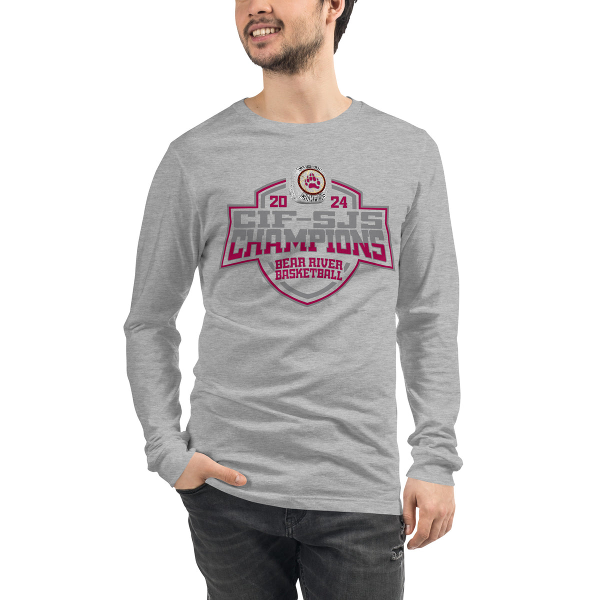 Bear River High School Basketball -Women's 2024 Unisex Long Sleeve Tee