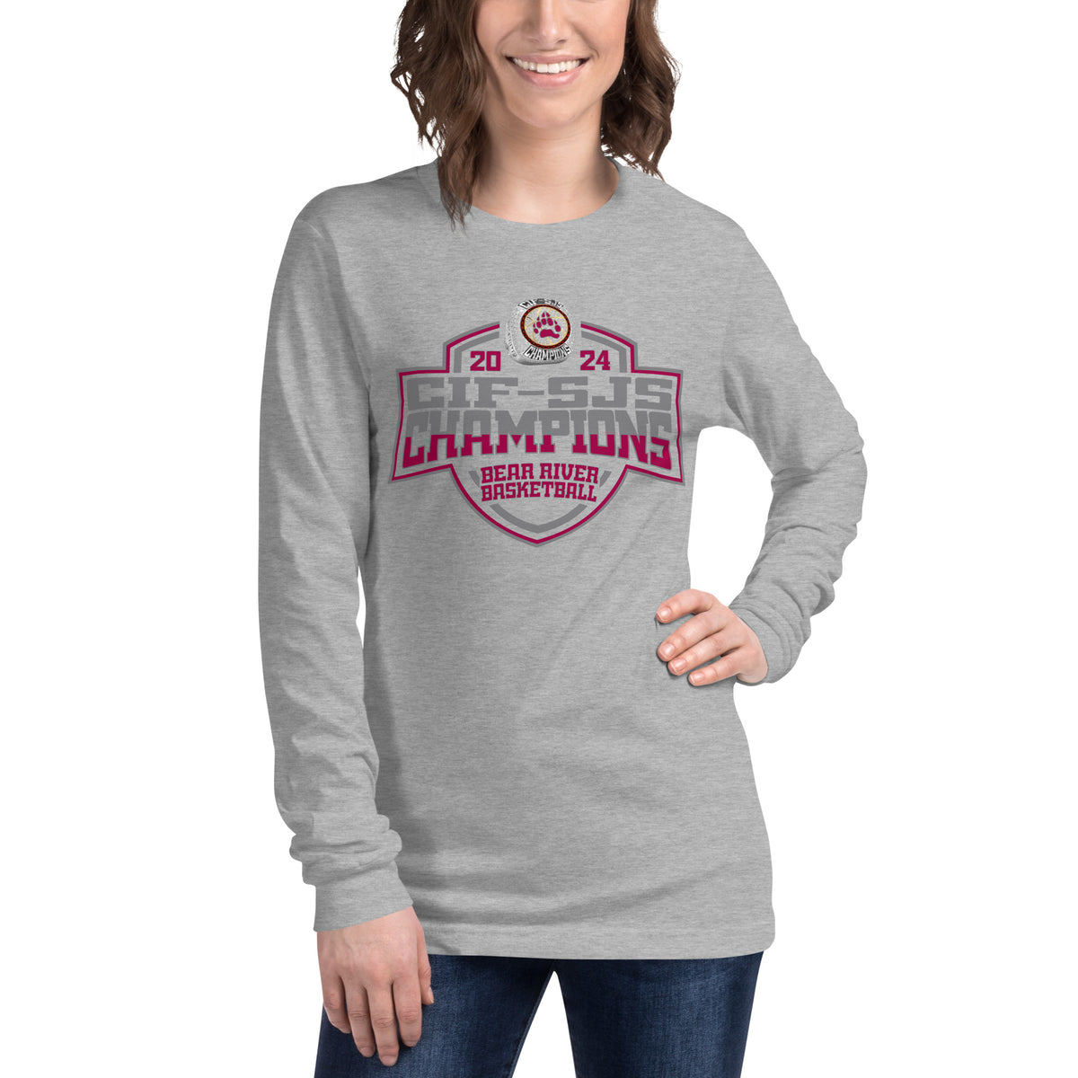 Bear River High School Basketball -Women's 2024 Unisex Long Sleeve Tee