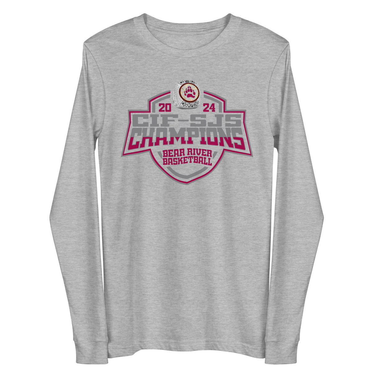 Bear River High School Basketball -Women's 2024 Unisex Long Sleeve Tee