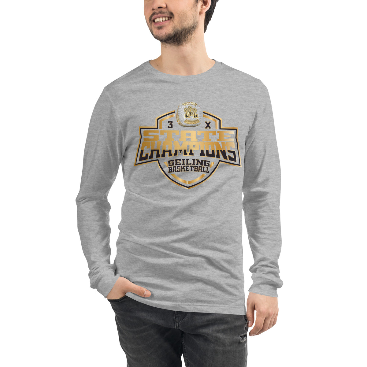 Seiling High School Basketball -Women's 2024 Unisex Long Sleeve Tee